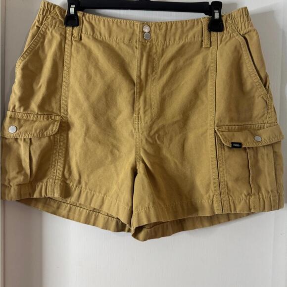 Vans Women's Cargo Shorts Tan Size Large - Picture 1 of 5